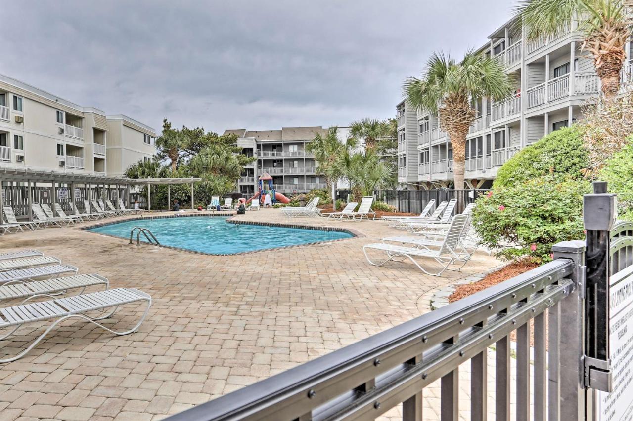 Myrtle Beach Condo With Screened Deck Walk To Beach ภายนอก รูปภาพ